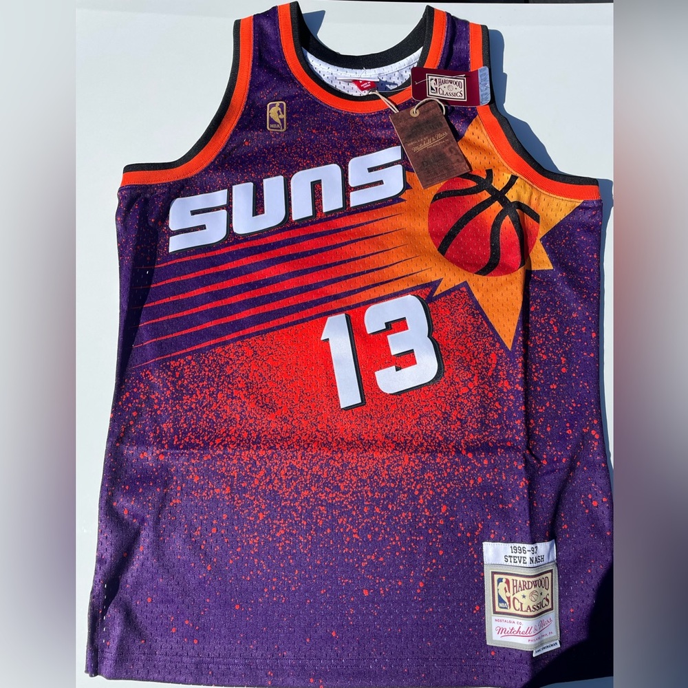 Phoenix Suns Steve Nash Authentic Mitchell & Ness Men’s Jersey Retails for $135